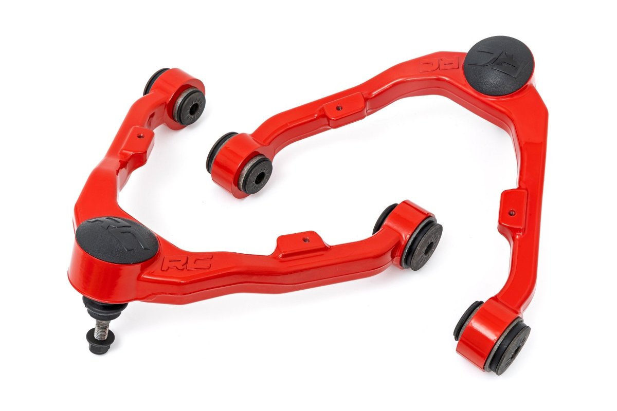 GMC Sierra 1500 Classic Upper Control Arms - Rough Country - Forged - Red - 2007